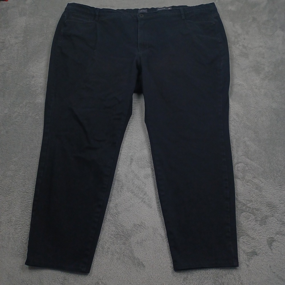 J Jill Jeans Womens 28 Black Denim High Rise Leggings Jeggings Preppy Stretch
